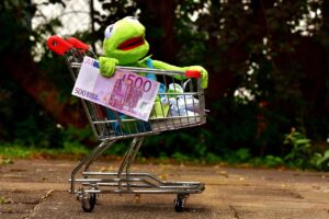 Grafico che illustra i guadagni potenziali di un piccolo e-commerce.